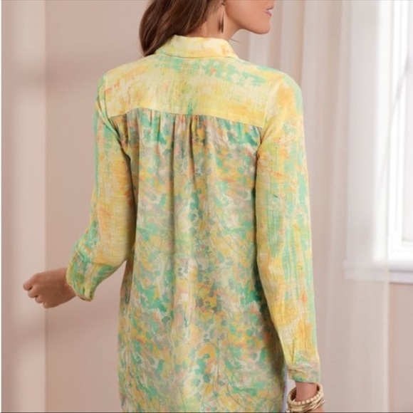 Soft Surroundings button down - Picture 2 of 5